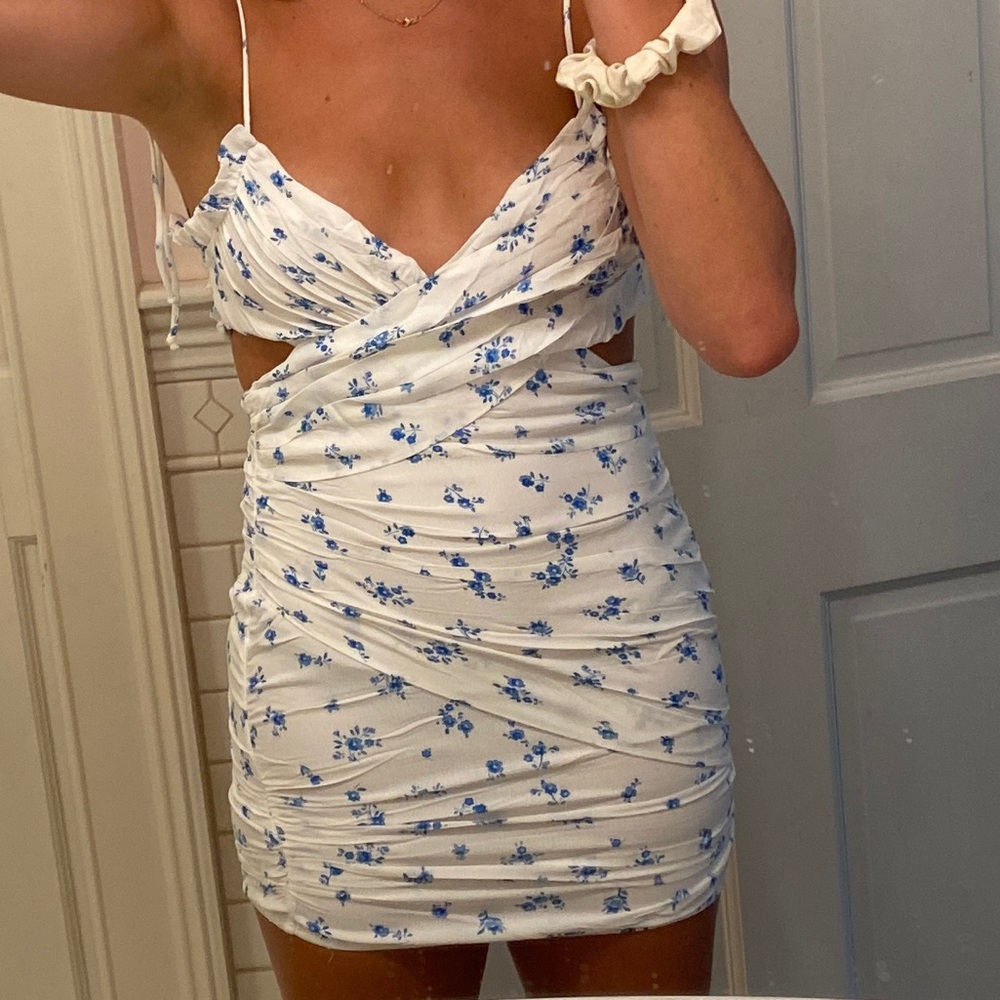 skylar and madison cut out dress